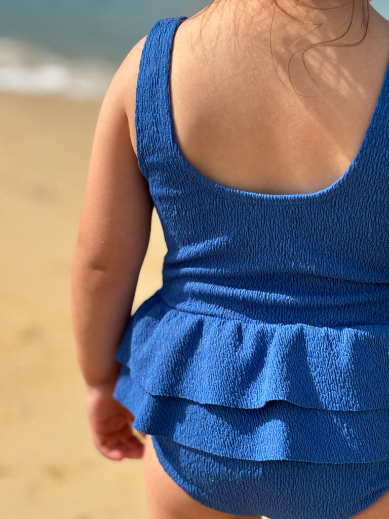 EVIA - Girls one piece Ocean Crinkle